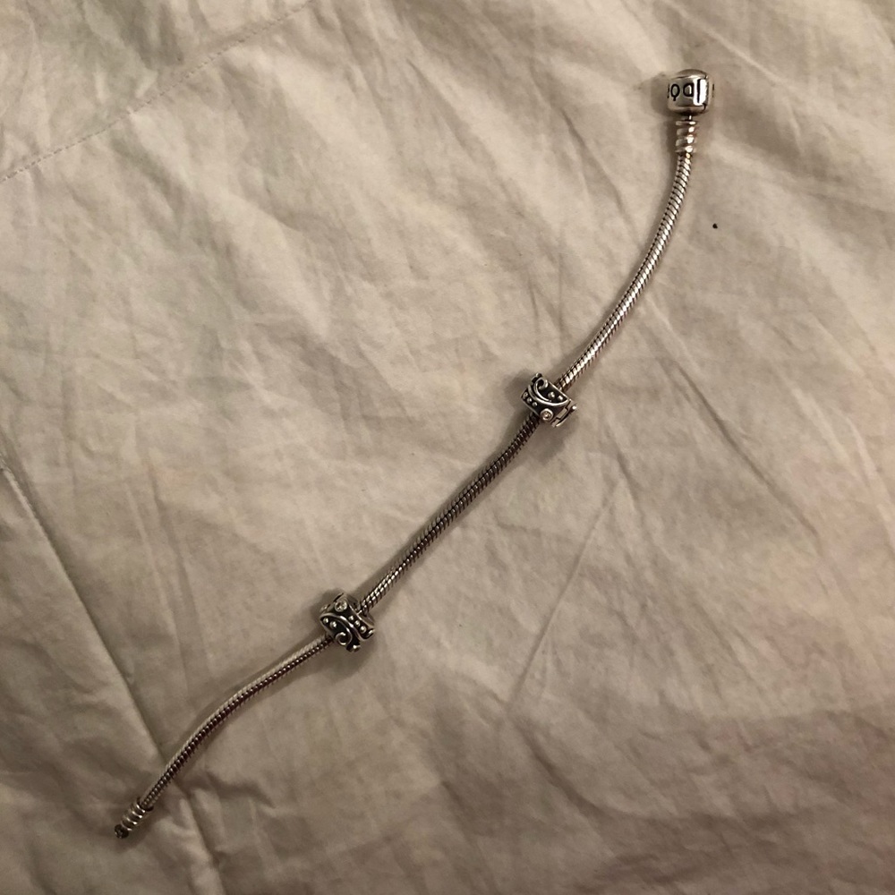 Pandora Bracelet with 2 spacers